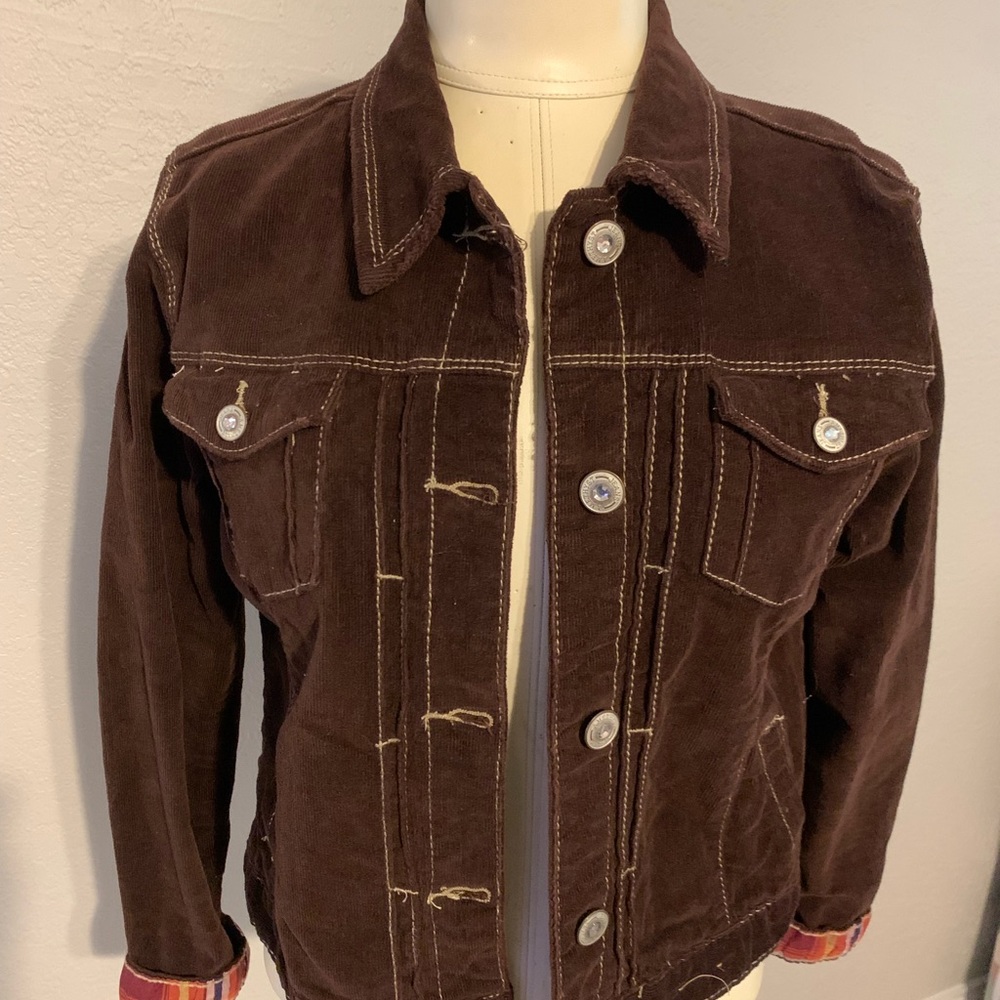 Amethyst Brown Corduroy Jacket L (juniors)